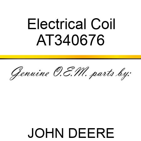 Electrical Coil AT340676