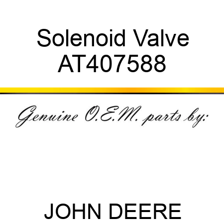 Solenoid Valve AT407588