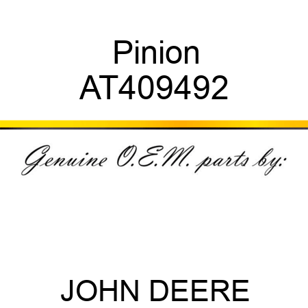 Pinion AT409492
