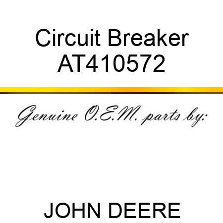 Circuit Breaker AT410572