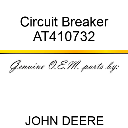 Circuit Breaker AT410732