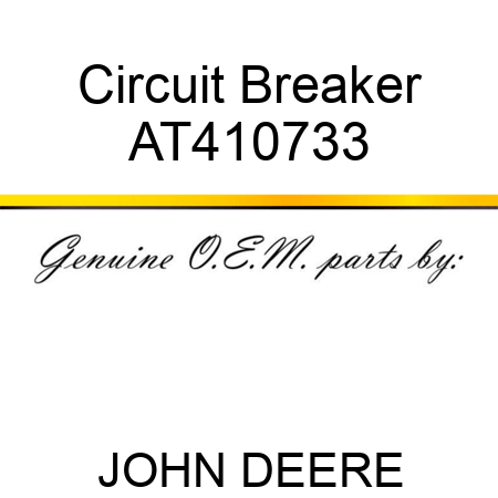 Circuit Breaker AT410733