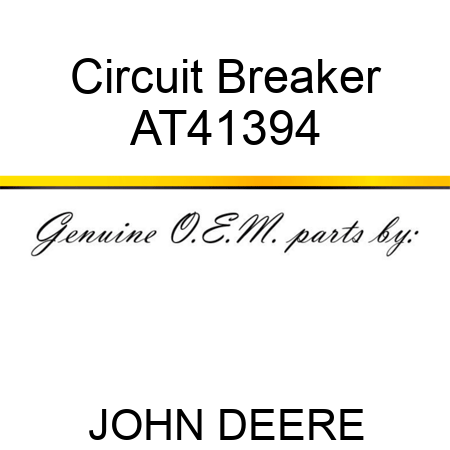 Circuit Breaker AT41394