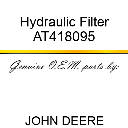 Hydraulic Filter AT418095