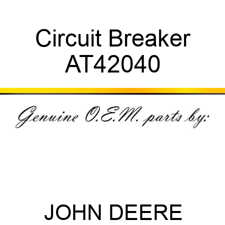 Circuit Breaker AT42040
