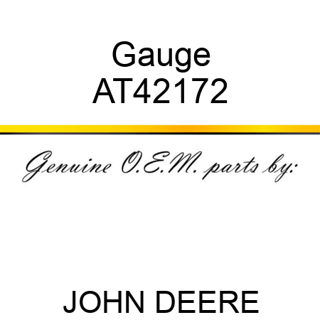 Gauge AT42172