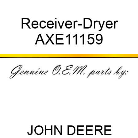 Receiver-Dryer AXE11159