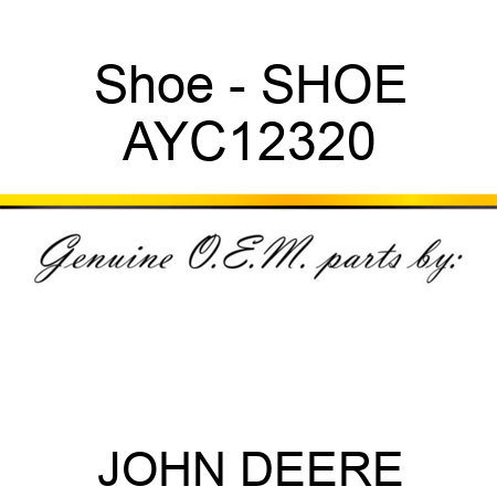 Shoe - SHOE AYC12320