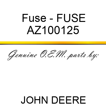 Fuse - FUSE AZ100125