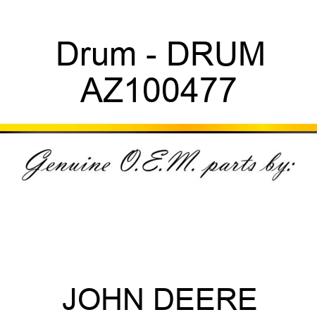 Drum - DRUM AZ100477