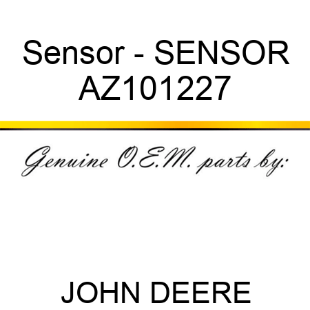 Sensor - SENSOR AZ101227