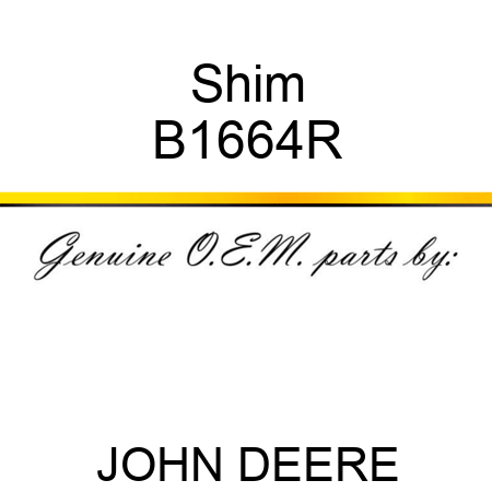 Shim B1664R