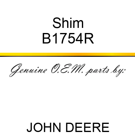 Shim B1754R