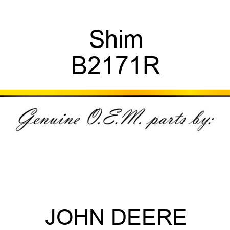 Shim B2171R
