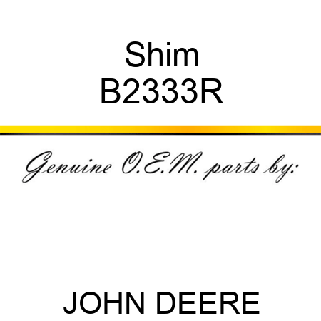Shim B2333R