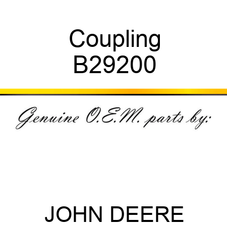 Coupling B29200