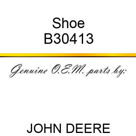 Shoe B30413