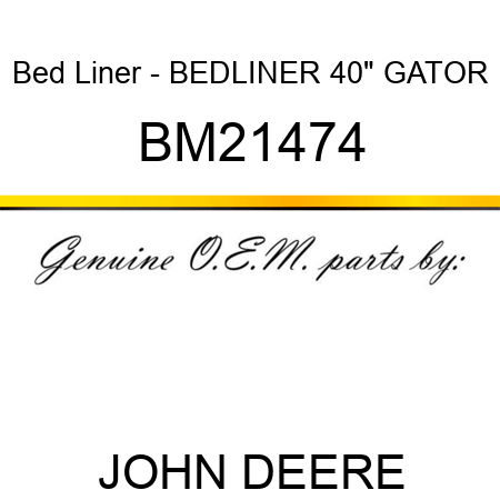 Bed Liner - BEDLINER, 40