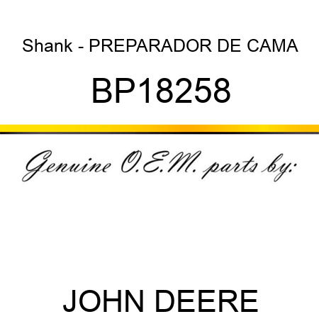 Shank - PREPARADOR DE CAMA BP18258