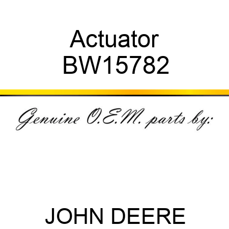 Actuator BW15782