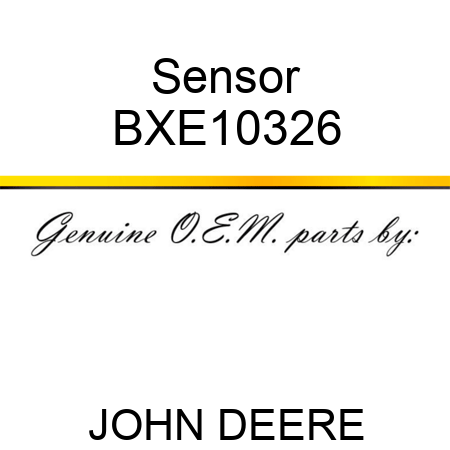 Sensor BXE10326