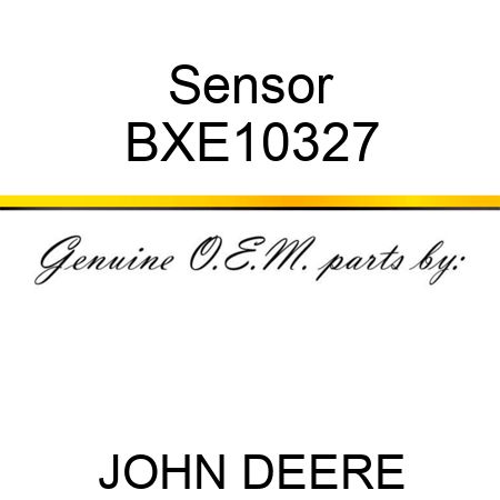 Sensor BXE10327