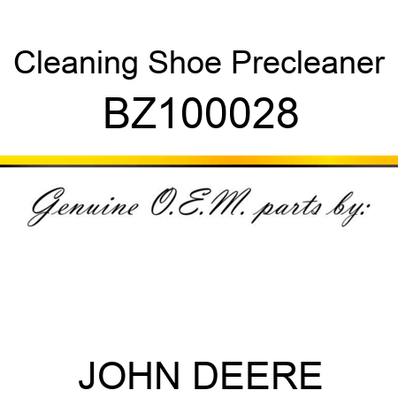 Cleaning Shoe Precleaner BZ100028