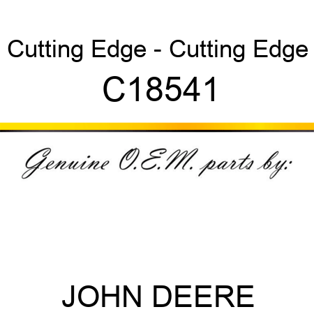 Cutting Edge - Cutting Edge C18541