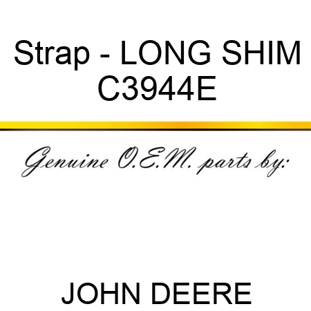 Strap - LONG SHIM C3944E