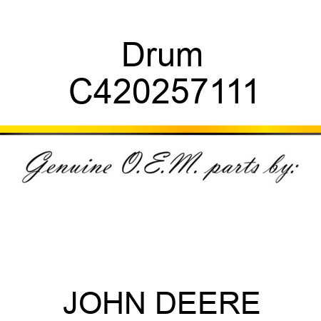 Drum C420257111