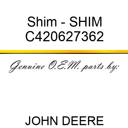 Shim - SHIM C420627362