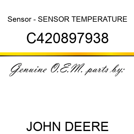 Sensor - SENSOR, TEMPERATURE C420897938
