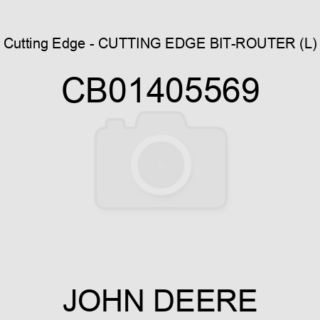 Cutting Edge - CUTTING EDGE, BIT-ROUTER (L) CB01405569