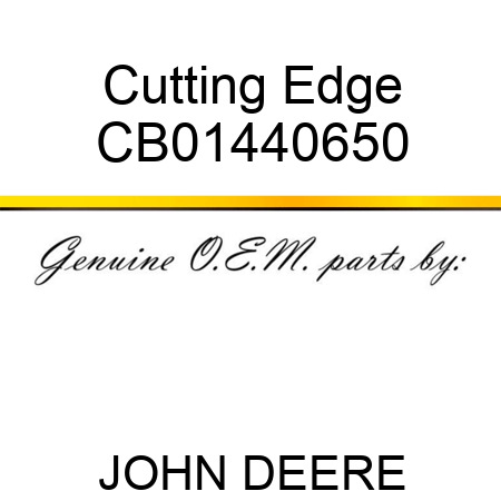 Cutting Edge CB01440650