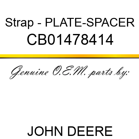 Strap - PLATE-SPACER CB01478414