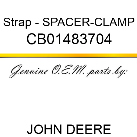 Strap - SPACER-CLAMP CB01483704