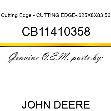 Cutting Edge - CUTTING EDGE-.625X8X83.56 CB11410358
