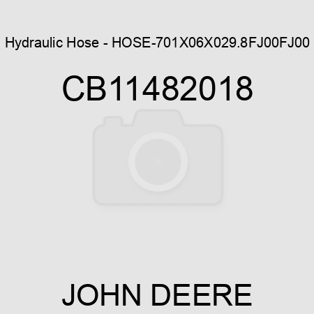 Hydraulic Hose - HOSE-701X06X029.8FJ00FJ00 CB11482018