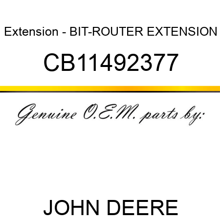 Extension - BIT-ROUTER EXTENSION CB11492377
