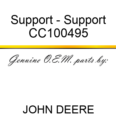 Support - Support CC100495