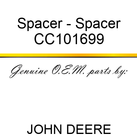 Spacer - Spacer CC101699