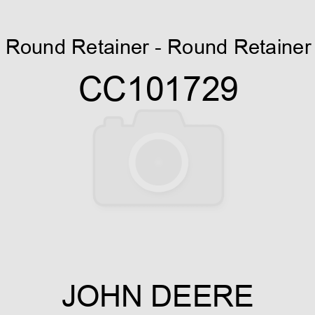 Round Retainer - Round Retainer CC101729