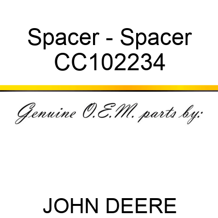 Spacer - Spacer CC102234