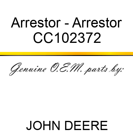 Arrestor - Arrestor CC102372