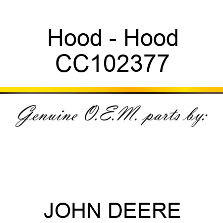 Hood - Hood CC102377