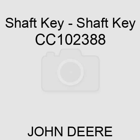 Shaft Key - Shaft Key CC102388