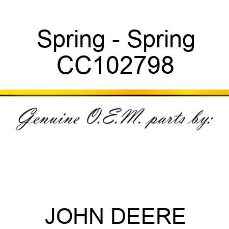 Spring - Spring CC102798