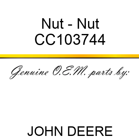 Nut - Nut CC103744