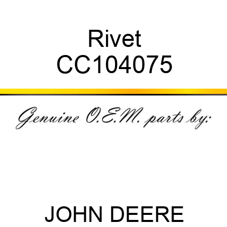 Rivet CC104075