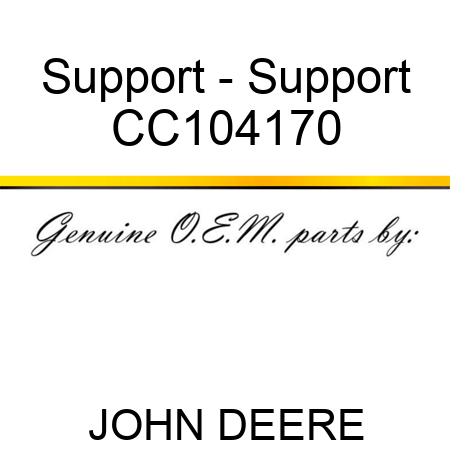 Support - Support CC104170
